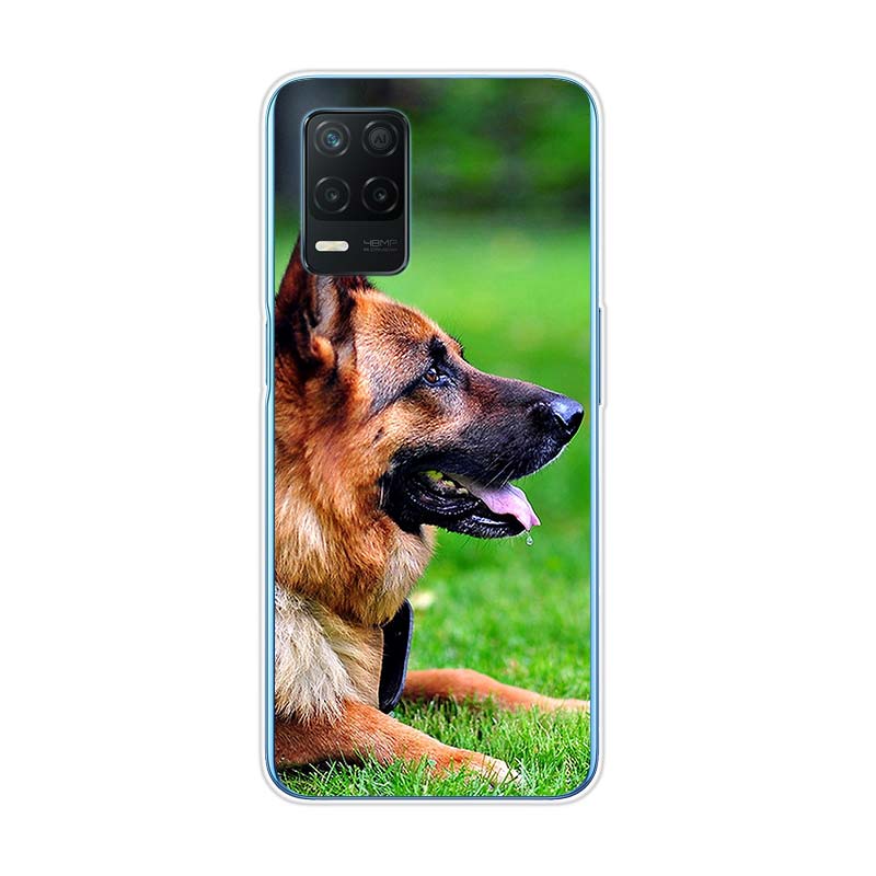 Чехол для телефона с немецкими овчарками для Realme 8 8i V3 V5 GT Neo Flash Edition Explorer Master Neo2 Narzo 30 50i 50A C21Y