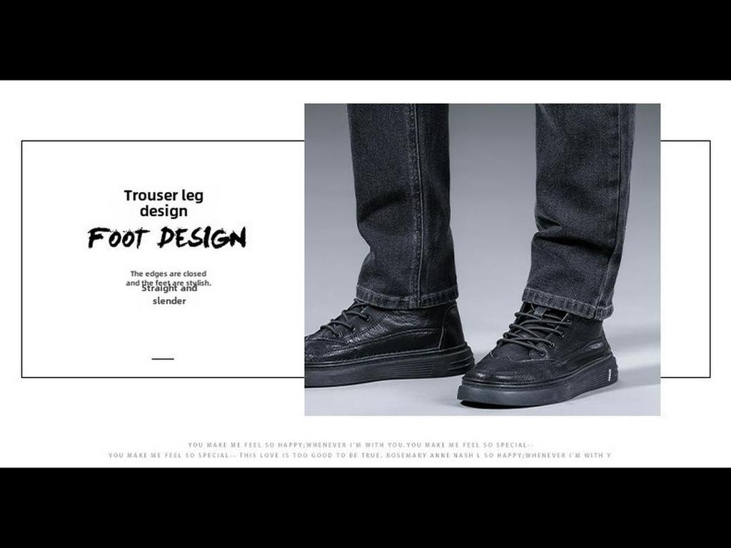 Мужские джинсы высокого класса: Новые модные повседневные брюки весна-лето 2023