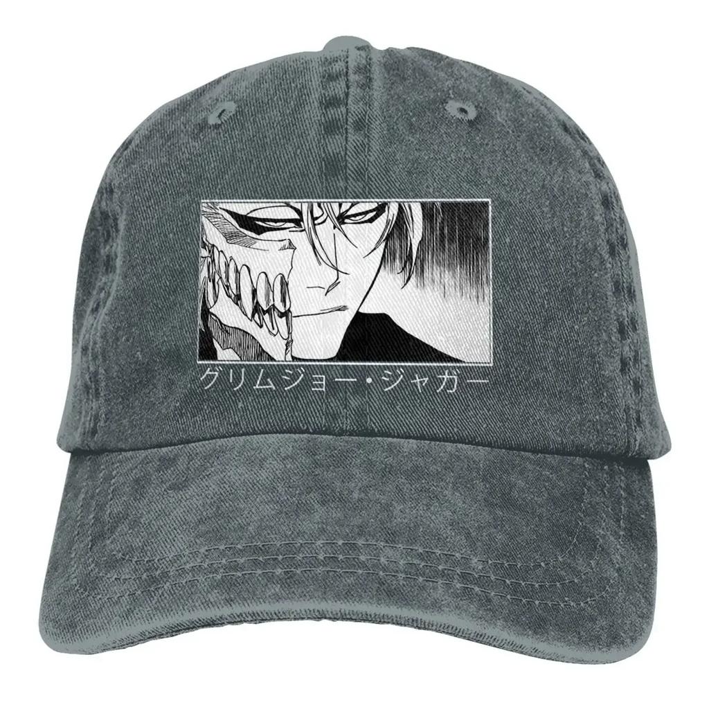 Летняя Кепка Козырек Grimmjow Jaggerjack Хип-Хоп Кепки Bleach Burichi Унисекс Аниме Ковбойская Шляпа Кепки с Козырьком