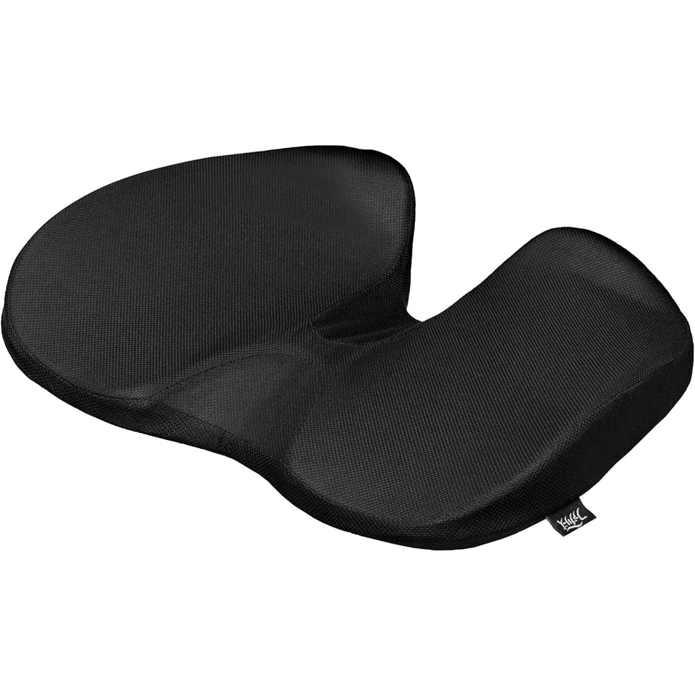 Подушка Bonform Febreze Support с пеной низкой упругости, 3D-форма для бедер, черная, антибактериальная, контроль запаха, 45x36 см