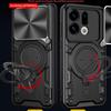 For OPPO Find X9 5G Case Magnetic Car Holder Ring Armor Phone Case For OPPO FindX9 5G Slide Lens Protect Cover
