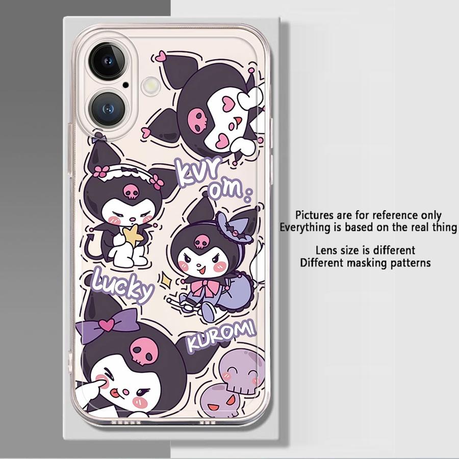 Case for iPhone 17 Pro Max 7 8 XS Max XR 15 14 Plus 12 Mini Air 11 16 13 Pro Soft Phone Cover Sanrio Hello Kitty Melody