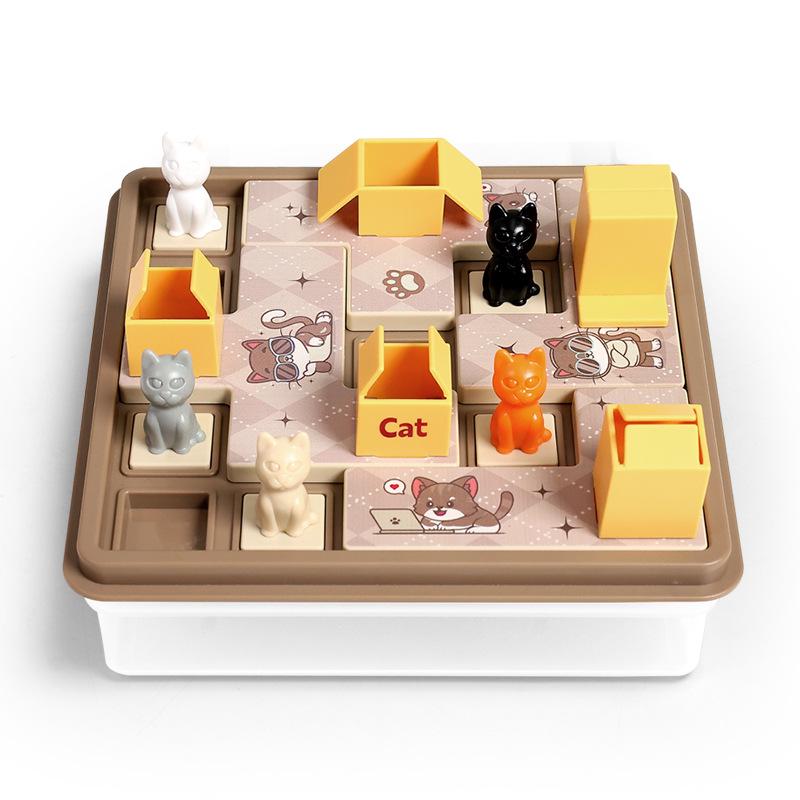 Детская настольная игра «Прятки»: Образовательная игрушка «Пространственное планирование и логическое мышление»