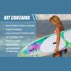 320cm Inflatable Stand Up Paddle Board SUP Board with Removable Fin for Adults/ Kids