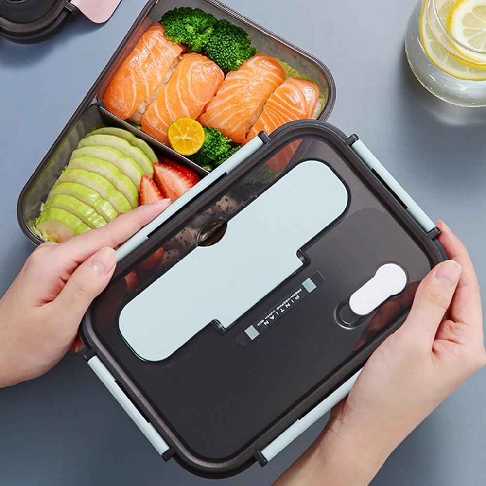 1.1L Leakproof Lunch Box PP Food Storage Container Portable Bento Lunch Box For Travel