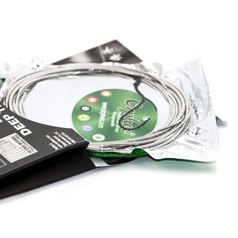 Струны для электробаса Orphee серии QB 4/5/6 шт. Нормальное натяжение Легкое Никелевый сплав Шестигранный сердечник Электрические