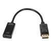 Адаптер-конвертер DP на HDMI 4K 1080P Штекер-Розетка DisplayPort на HDMI-совместимый Видеоаудио Адаптер-Кабель для ПК ТВ Ноутбука