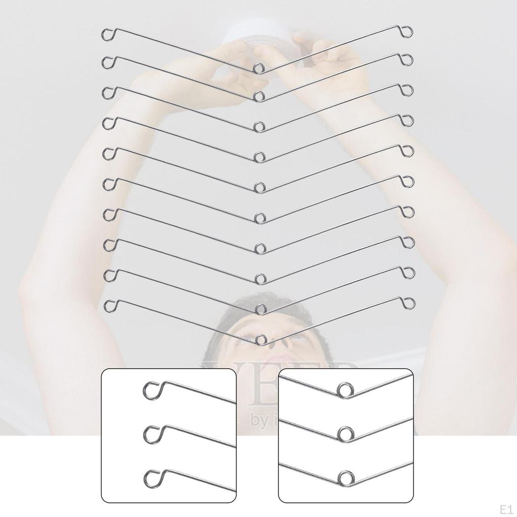 Recessed Light Spring Clips Lamp Retaining Covers Trims for Downlights Compact Metal Room