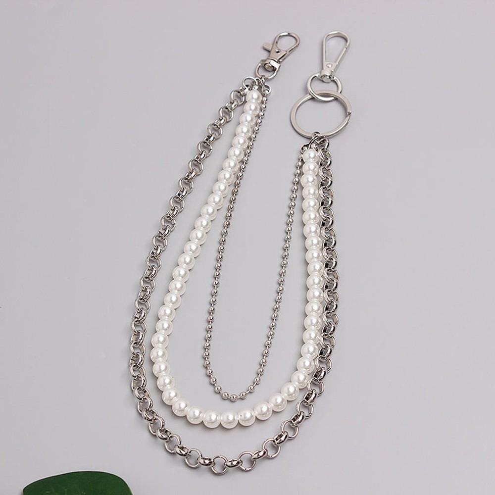 Rock Punk Street Keychains Chain Irregular Biker Pants Chain  Clothing Accessories