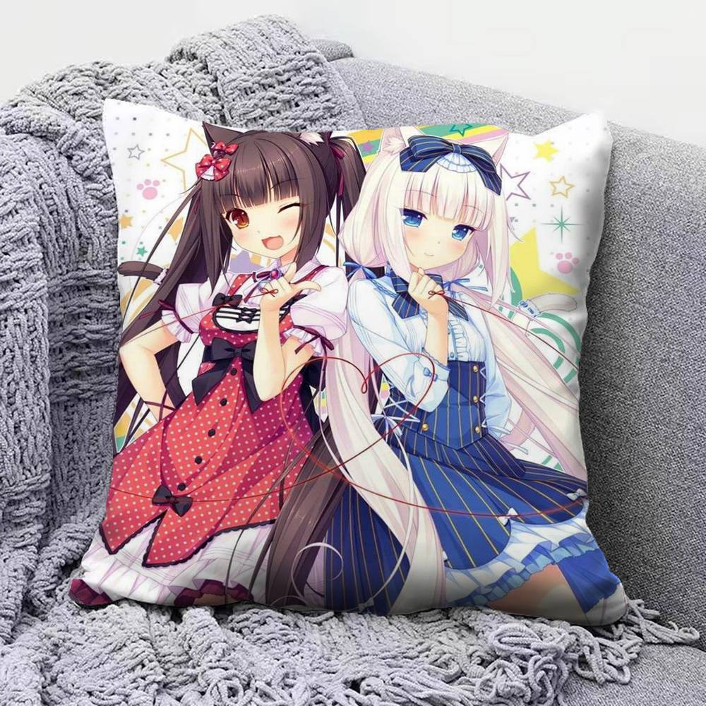 NEKOPARA Game Anime Home Sofa Cushion Covers and Aecorative Custom Pillow Covers