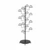 Floor Standing Hat Stand Rust-Resistant Multi-Tier Hat Display Stand Hairpiece Display Stand Strong Load-Bearing for Boutique