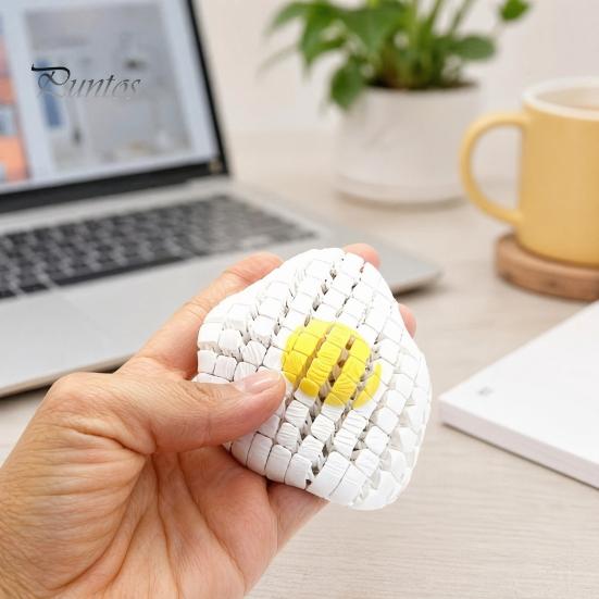 Яйцо с сетчатой текстурой, 3D-печать, Декорация для вареного яйца, Форма для снятия стресса, Настольное украшение, Игрушка-фиджет, для дома и офиса