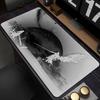 Black Anime Desktop Mat Office PC Gaming Accessories Keyboard Mouse Pad Laptop Final Fantasy Mousepad Gamer Nonslip Carpet Xxl
