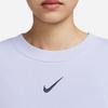 Nike Спортивная одежда City Utility Solid Logo Свободная футболка с коротким рукавом Женская футболка Oxygen-Purple DV8039-536