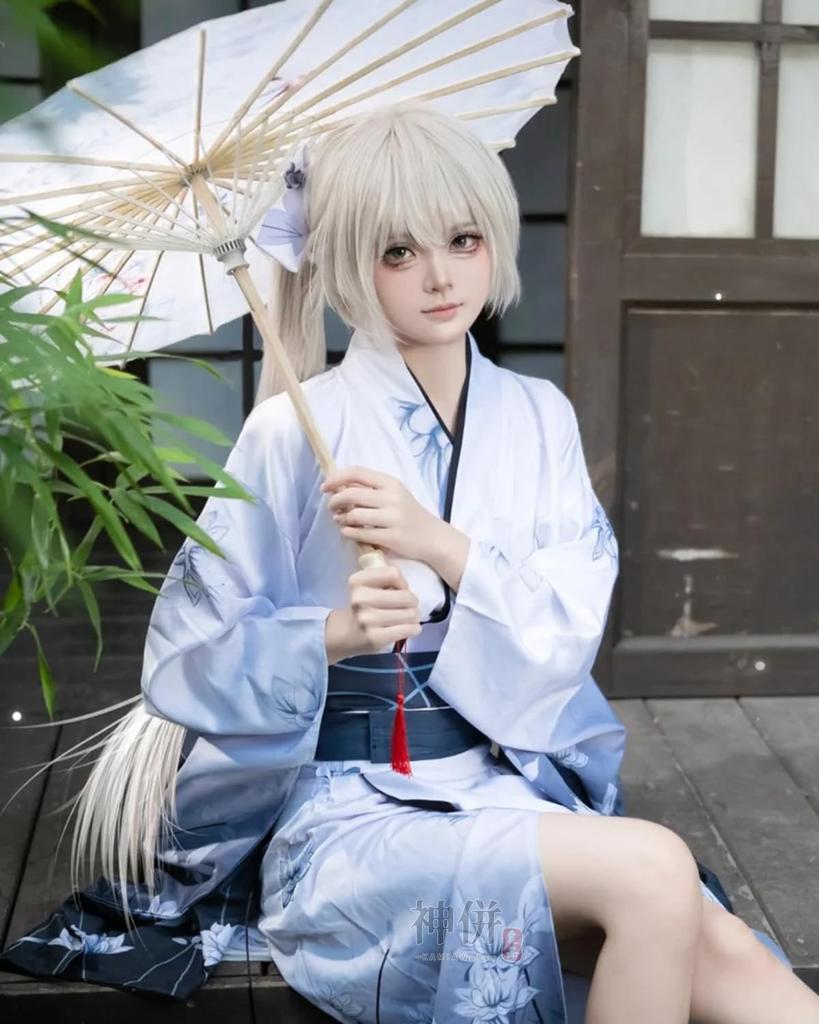 Kasugano Sora Cosplay Kimono with Wig Yosugano Sora Cosplay Costume Adult Costume Cultural Festival Event Costume Stage Clothes Kasugano Sora Cosplay