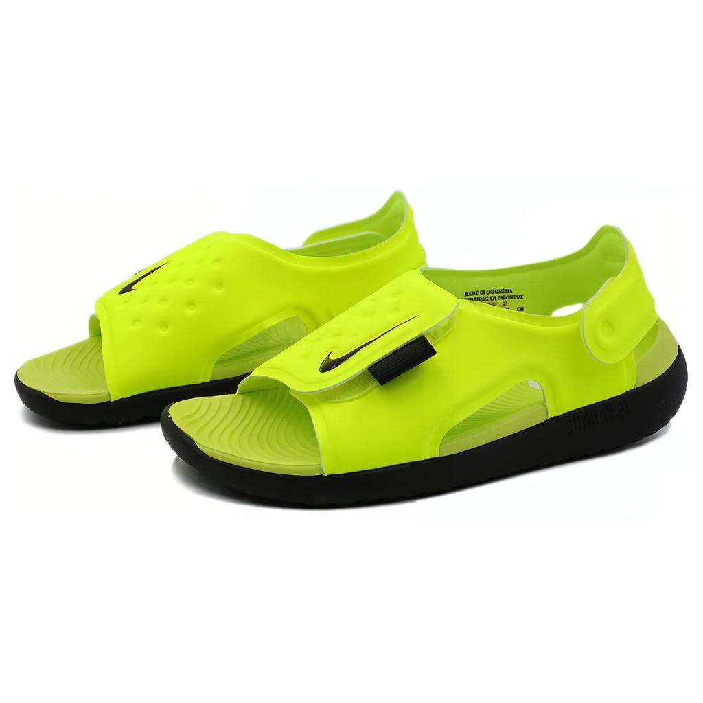 Nike Детские сандалии Sunray Adjust 5 Желто-черные Детские AJ9076-700