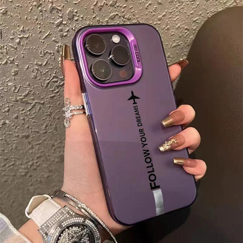 Travel-Inspired Airplane Route Design Case for iPhone 15 14 13 12 11 Pro Max XS X XR 7 8 15 Plus SE 2022 Shockproof Bumper Cover