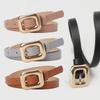 Women's Slim Summer Alloy Buckle Belt - Versatile for Dresses & Jeans