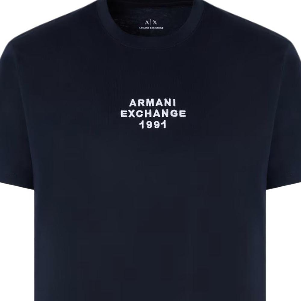 ARMANI EXCHANGE SS25 T Shirt Men's Navy Blue XM000540-AF10362-UB101