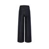 Autumn anti-fading thin belt anti-wrinkle wide-leg floor pants micro-elastic jeans women's wide-leg pants high temperature setting