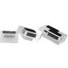 End Frosted Transparent Single Double Jewelry Shop Rings Holder Rings Display Stand Rings Organizer