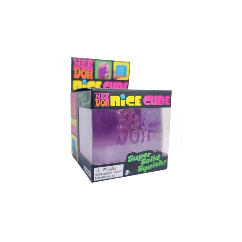 Needoh Nice Cube Сенсорный Сниматель Стресса Игрушка-Фиджет Для Тревоги и Концентрации Настольный Сенсорный Куб Для Взрослых и Детей