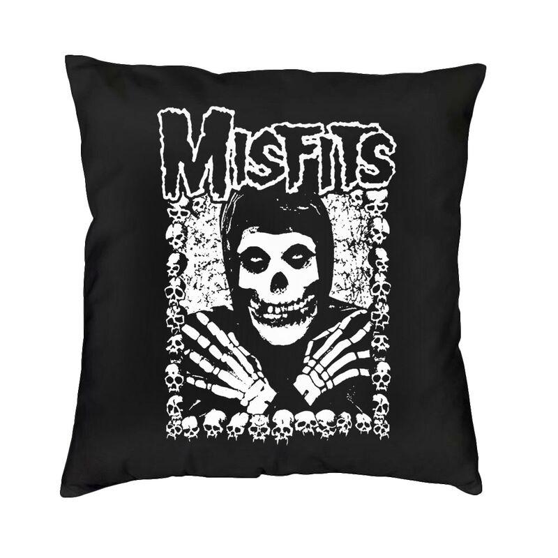 Misfits Хоррор Панк-Рок Группа Хэллоуин Наволочка для Дивана Роскошная Наволочка Бархатная Наволочка
