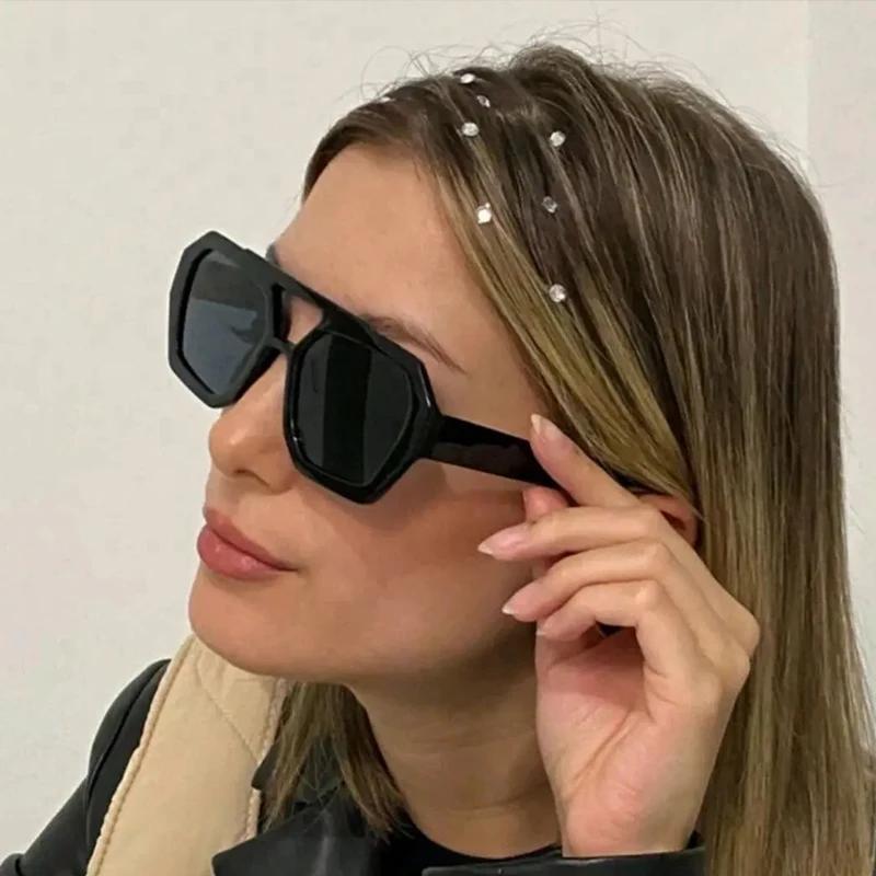Luxury Designer Sunglasses for Women Fashion Vintage UV400 Protection Colored Lenses Sun Shade Glasses Brand