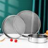 40 Mesh Stainless Steel Round Flour Sieve Ultra-Fine Hole Sifters Baking Accesories Filter Kitchen Coffee Powder Strainer