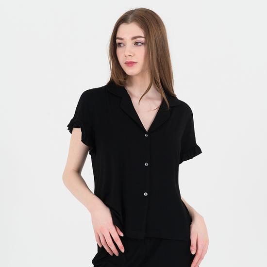 RYMD модальная пижама с короткими рукавами и оборками, домашняя одежда, 2 цвета