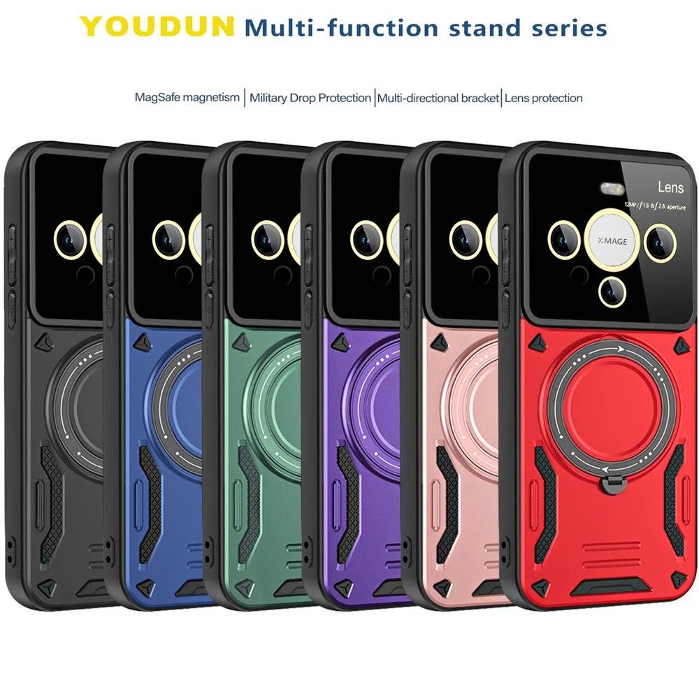 KEYSION Противоударный чехол для Huawei Mate 60 Pro + P60 Pro Nova 10 SE, защитный чехол для камеры с кольцом и подставкой, чехол для телефона Honor 90 X8A X7A