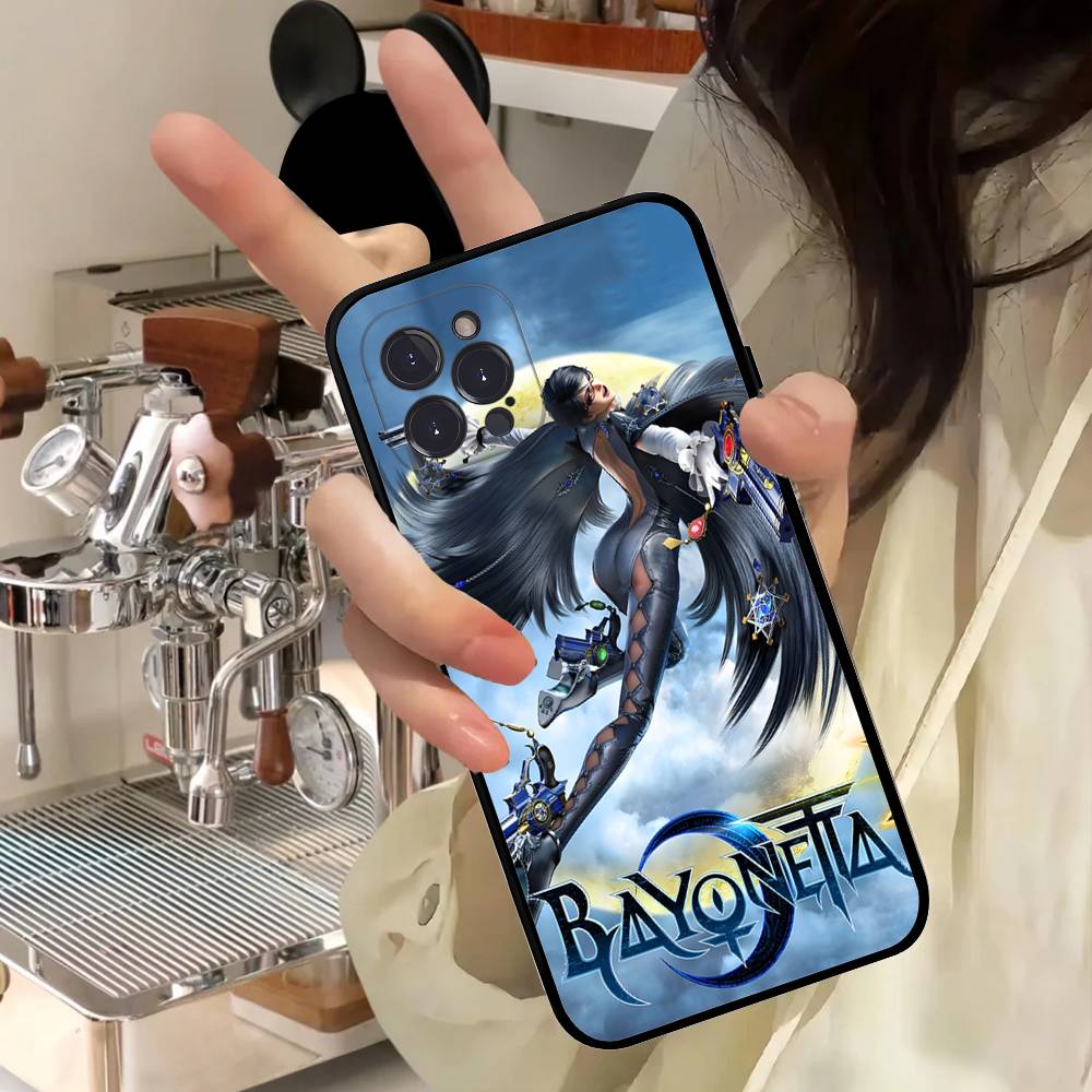 Чехол для iPhone 17 16 15 14 11 12 13 Pro Max Plus с изображением из аниме Bayonetta, милый арт-чехол для телефона