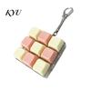 Nine Button Clicking Toy 9-Keys Keyboard Fidget Toy, LED Light-up Keychain Tactile Decompression Tool for Stress Relief, 9-In-1 Mechanical Backpack