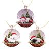 2D Christmas Tree Dog Hanging Pendant Decorative Dog Acrylic Car Ornament  Christmas