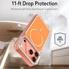 Магнитный чехол с амортизацией для iPhone 17 Pro Max Air 16 15 14 Plus 13 12, мягкий силикон, противоударный, прозрачная рамка