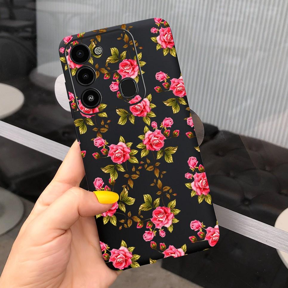 For Tecno Spark 8C Case KG5k Shockproof Soft silicone TPU Back Cover For Tecno Spark 8 Pro Spark8 Phone Cases Spark8 Case Bumper