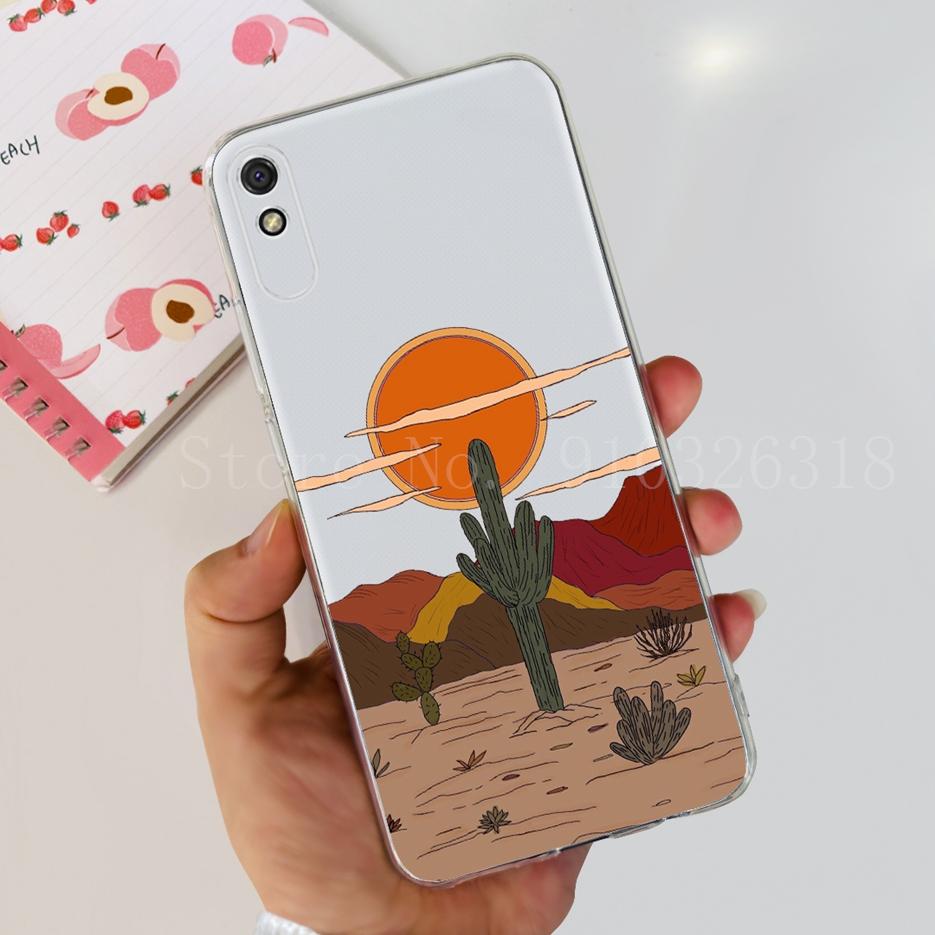 For Xiaomi Redmi 9A Case Stylish Painted Cover Soft Silicone Phone Case For Xiaomi Redmi 9AT 9A Redmi9A Back Cover 6.53'' Bumper