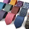 Super Soft Bohemian Silk Polyester Ties For Men Novelty Design Wedding Office Business Gravata Printed Tie Gift