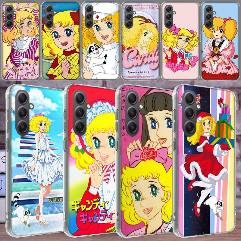 Чехол для телефона Candy Candy 90s Anime для Samsung A17 A56 A55 A35 A36 A26 A25 A15 A16 Galaxy Note 20 10 9 8 A70 A50 A40 A30 A20E A71