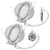 2PCS Stainless Steel Butterfly Bee Chain Tea Infuser Fine Mesh Spice Ball Tea Strainer  Soup