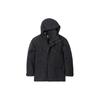 Solid Color Outdoor Casual Zip-Up Hooded Long Sleeve Jacket Men Jackets Black A1NCE001
