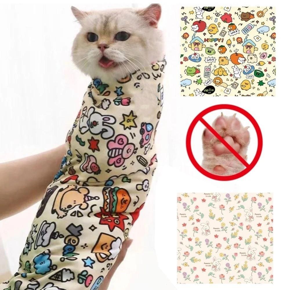 Anti-Escape Cat Grooming Wrap Anti-Scratch Cat Calming Wrap Cat Restraint Wrap  Home