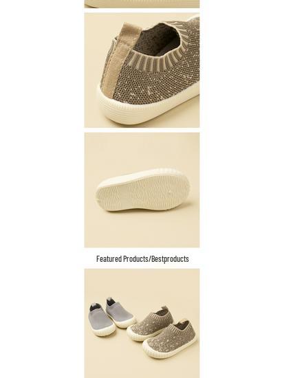 Весенне-Летние Детские Слипоны из Сетчатого Flyknit - Повседневные Унисекс с Мягкой Подошвой из ТПР