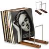 Space Saving Record Stand Adjustable Album Display Holder New CD Racks