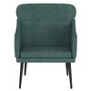 351438 vidaXL Armchair Dark Green 63x76x80 Cm Velvet