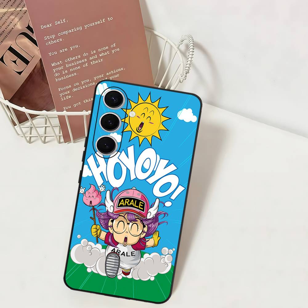 Anmie Dr Slump A-Aralees Phone Case For Samsung S 24 Fe 25 Ultra Plus 20 Lite 21 30 22 23 24 22 Ultra 5G Fundas