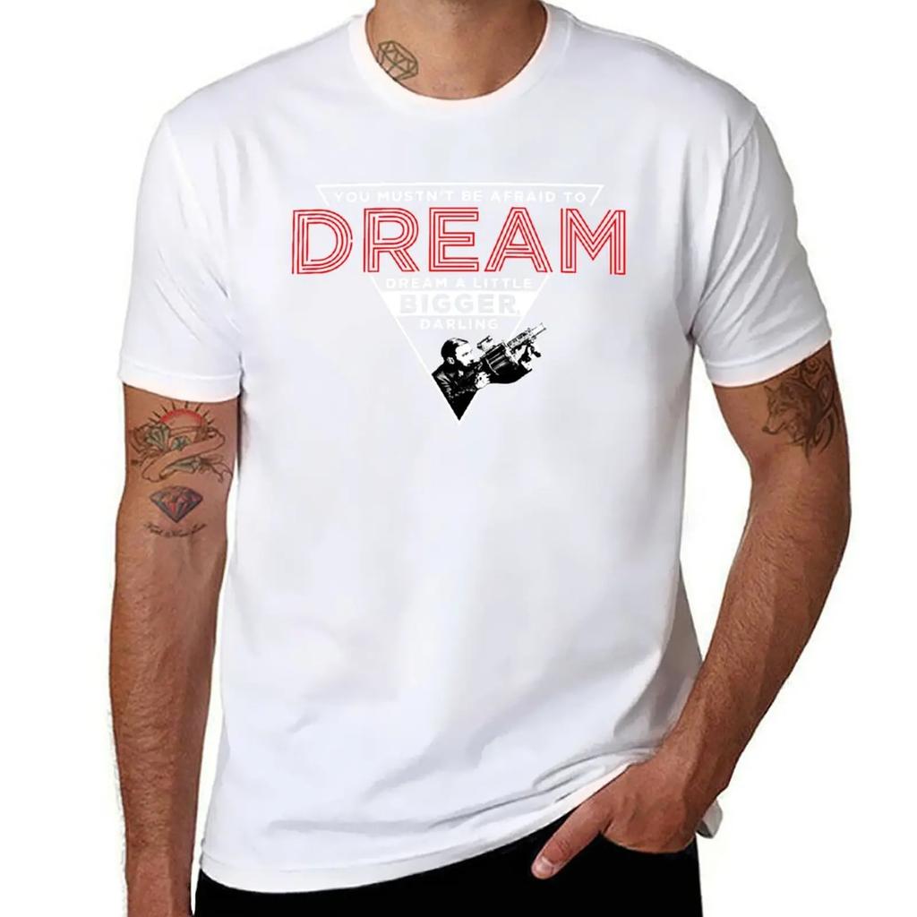 Dream Bigger T-Shirt cotton graphic tees summer top customs tee shirts for men