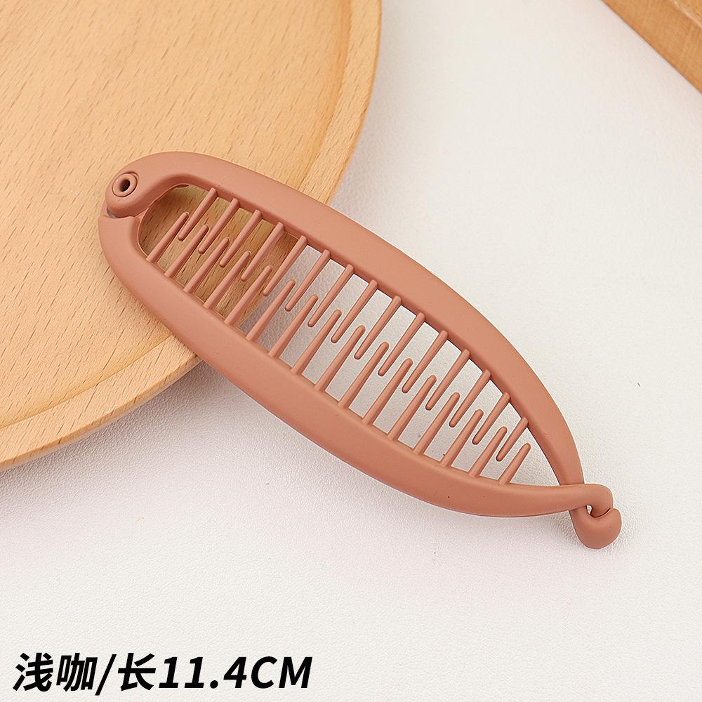 Новая женская заколка для волос в форме рыбы, повязка на голову в виде банана, простая заколка из твердой смолы, заколки-зажимы для волос