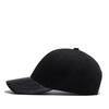 PU Leather Embroidery Baseball Cap Ear of Wheat Head Sport Hat Hip Hop Street Caps Men Fashion Black Snapback Hats Gorras