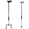 Light Weight High Bearing Four-Legged Crutch Cane For The Elderly Non-Slip Handle Walking Sticks